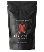 Load image into Gallery viewer, Image of a bag of coffee: Black Site Extra Dark Roast from the Redacted Coffee Company