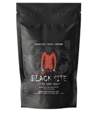 Load image into Gallery viewer, Image of a bag of coffee: Black Site Extra Dark Roast from the Redacted Coffee Company
